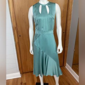 Nicole Miller 100% Silk Art Deco style dress size 8